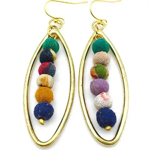 Aasha Row of Beads Earrings (E5013)