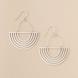 Refined Earring Collection - Solar Rays/Sterling Silver (ER013)