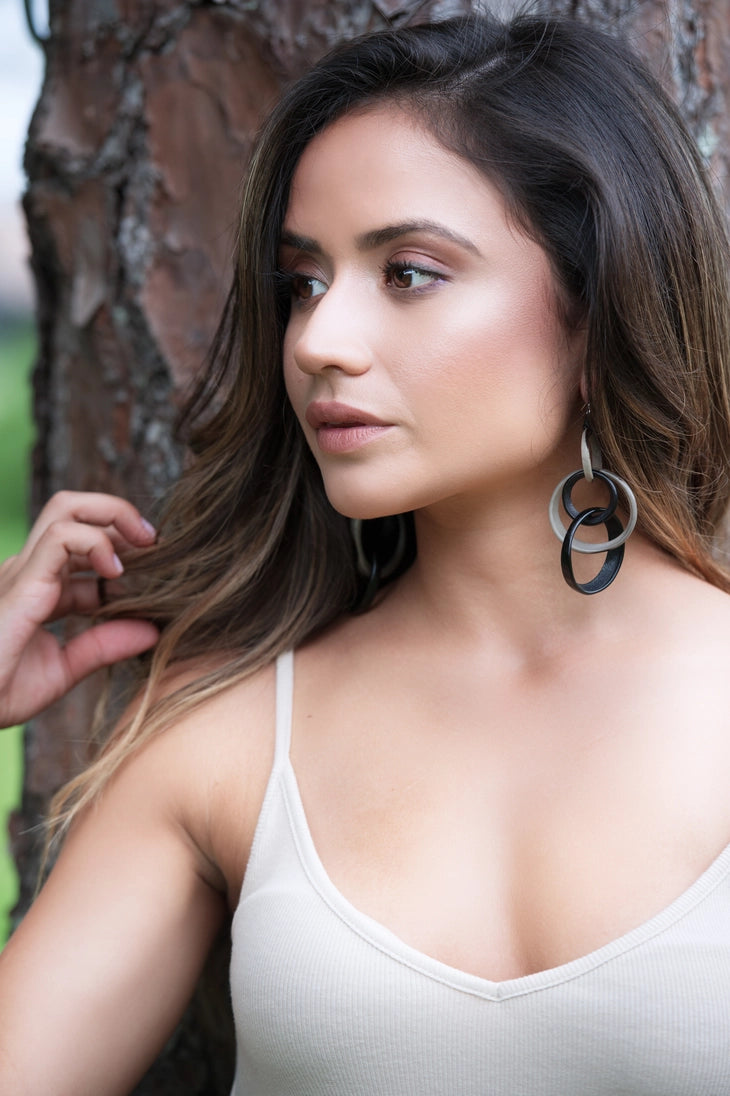 Yazmine Earrings Tagua (1E750)