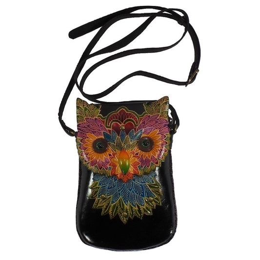 Colorful Owl Cross-body Purse (AY43)