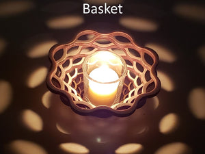 Basket Candle Holder