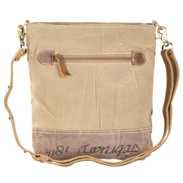 Brown Shoulder Bag with Front Pocket (54856)