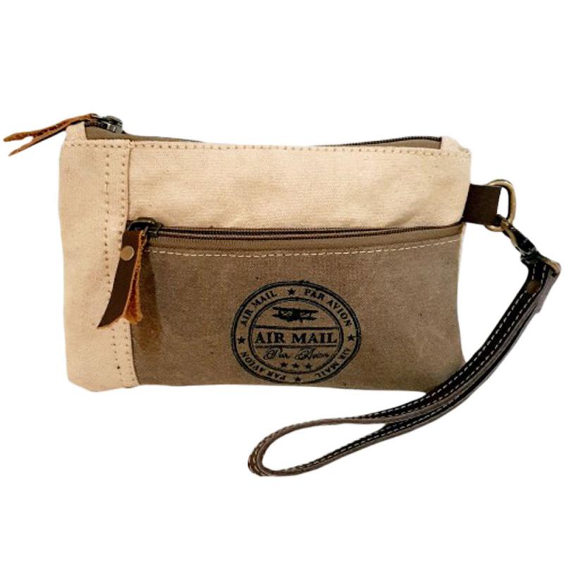 Air Mails Canvas Wristlet (54860)