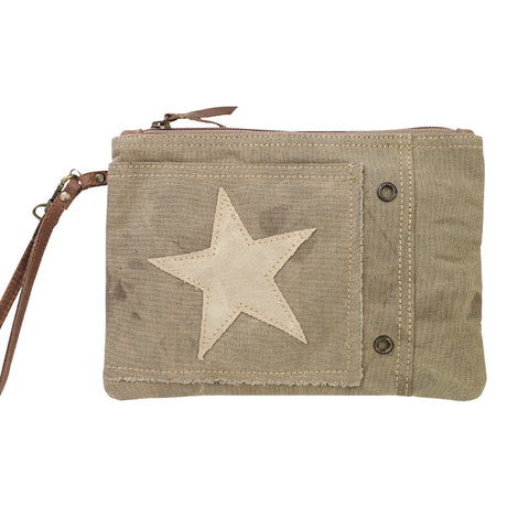Vintage Print - Witch's Powder Wristlet in Canvas Fabric – www.comecoinc.com