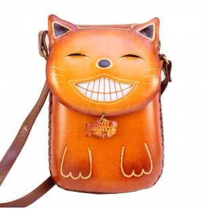 Happy Cat Cross-body Purse (AY51)