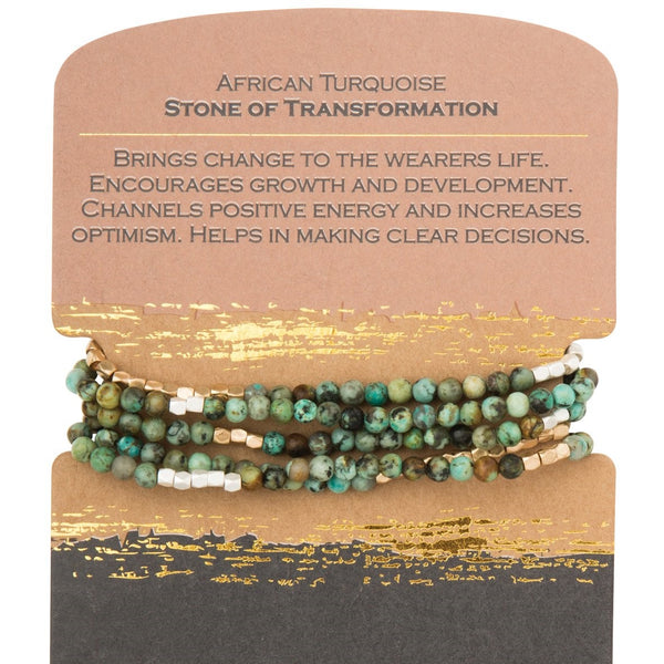 African Turquoise-Stone of Transformation (SW021)