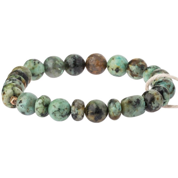 African Turquoise Stone Bracelet-Stone of Transformation (SS006)