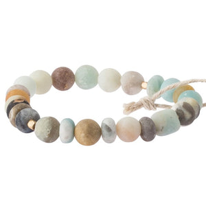 Amazonite Stone Bracelet-Stone of Courage (SS004)