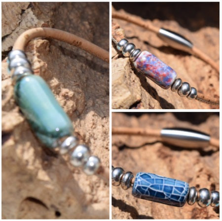 Eco-Friendly Beaded Bracelet (B133,B134,B135)