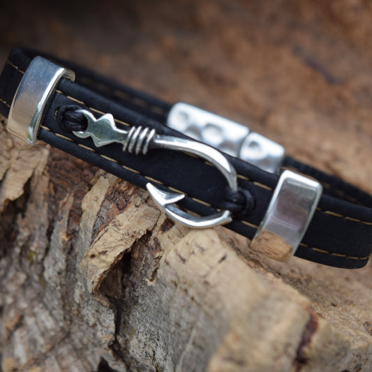 Fishhook Cork Bracelet (B69)