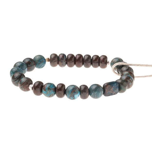 Blue Sky Jasper Stone Bracelet - Stone of Empowerment (SS021)