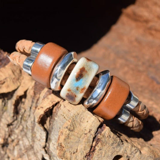 Ceramic Beaded Bracelet (B65)