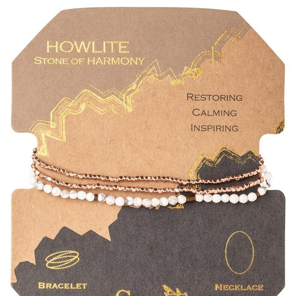 Delicate Stone Howlite - Stone of Harmony (SD017)