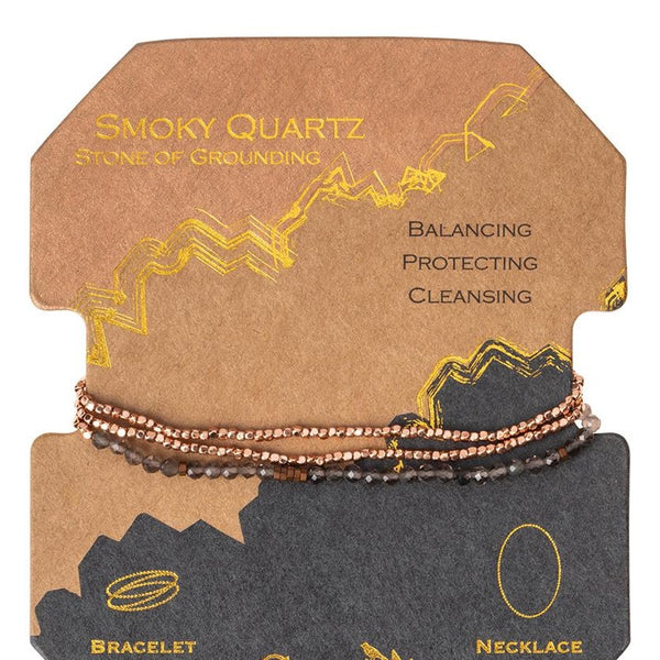 Delicate Stone Smoky Quartz - Stone of Grounding (SD013)