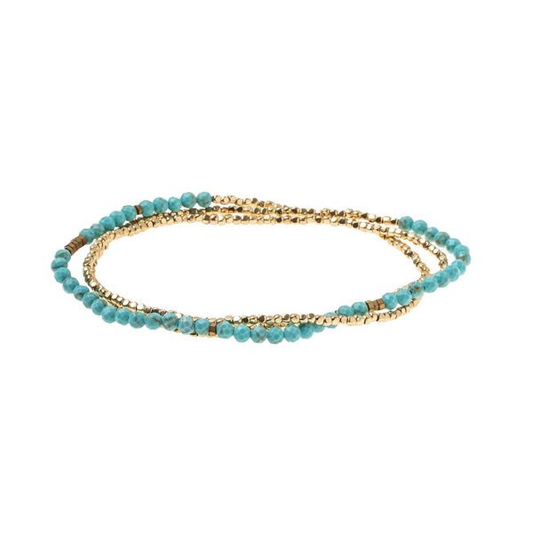 Delicate Stone Turquoise/Gold - Stone of the Sky (SD015)