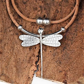 Sterling Silver Dragonfly Necklace (N31)