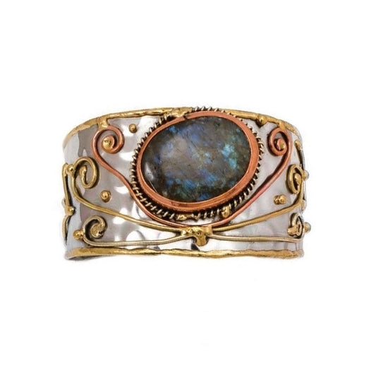 Labradorite Cuff Bracelet (B2202)