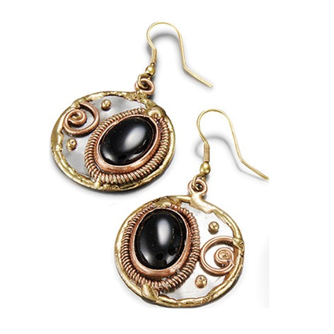 Black Onyx Earrings (E2214)