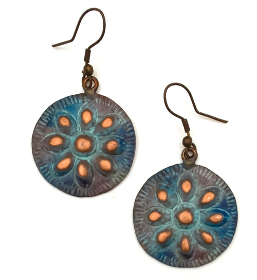 Copper Patina Earring 282  (EP282)