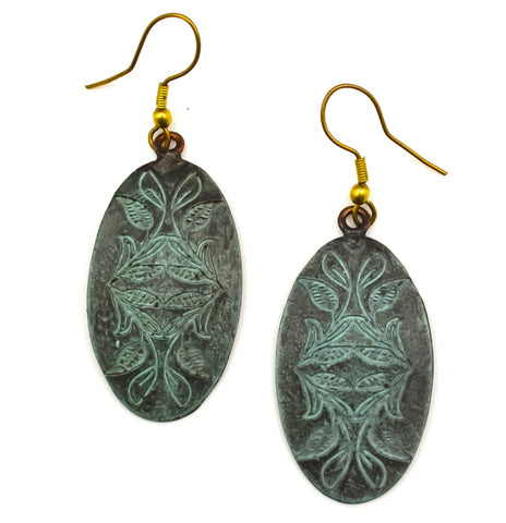 Copper Patina Earring 284  (EP284)