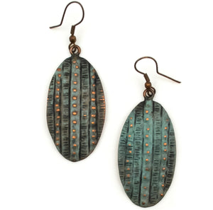Copper Patina Earring 286  (EP286)