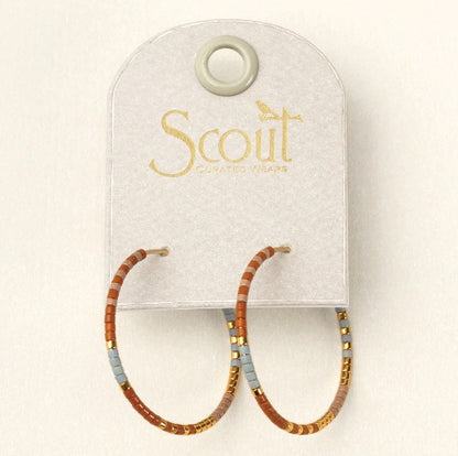 Chromacolor Miyuki Small Hoop - Desert Multi/Gold (MS003)
