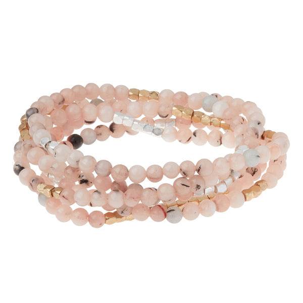 Morganite/Black Tourmaline - Stones of Divine Love & Protection (SW044)