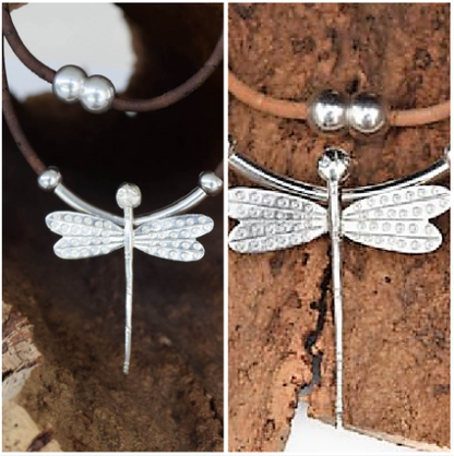 Sterling Silver Dragonfly Necklace (N31)