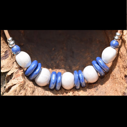 Ceramic Beaded Necklace (N72)