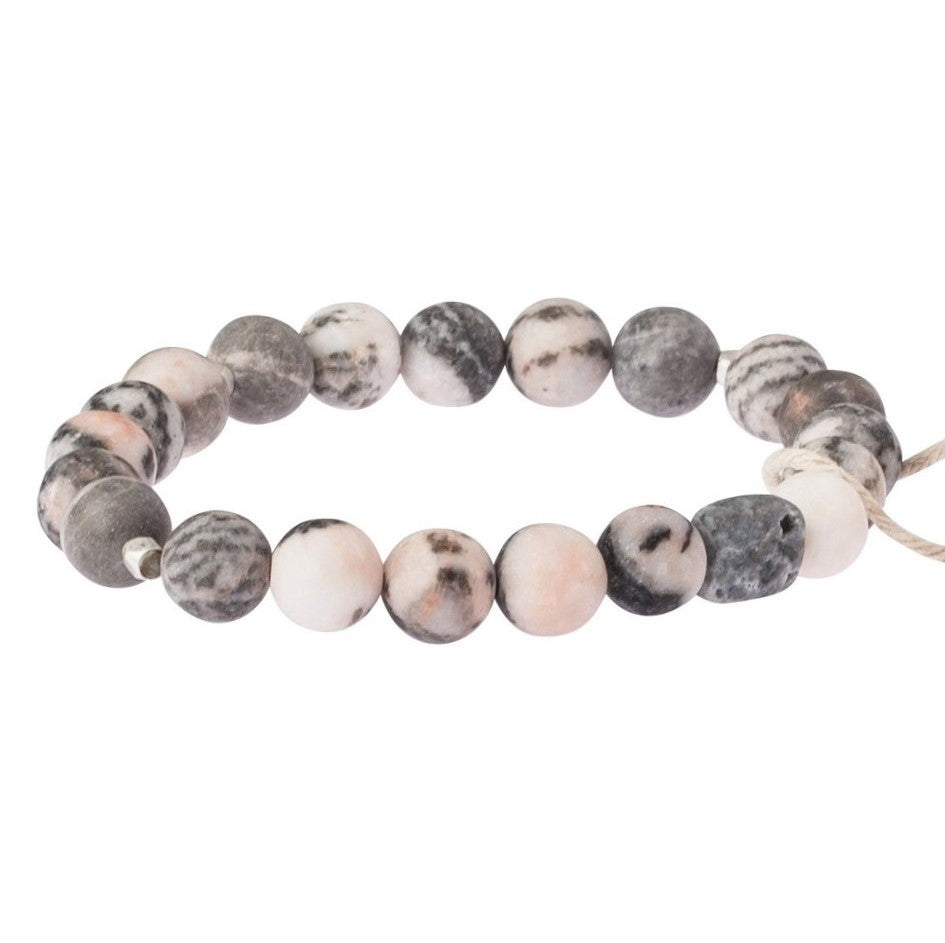 Ocean Agate Stone Bracelet - Stone of Plenitude (SS007)
