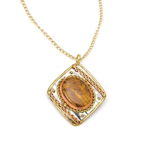 Tiger Eye Necklace (P2204)