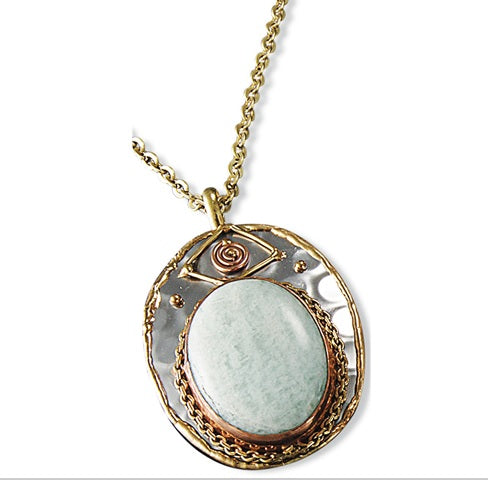 Amazonite Necklace (P2213)