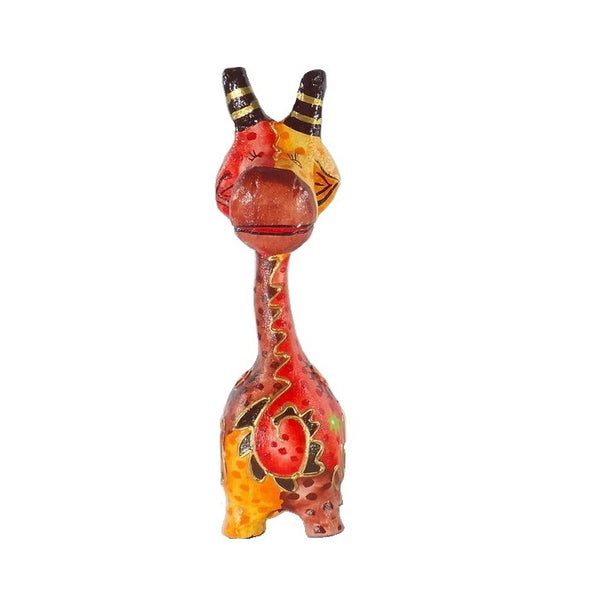 Wooden Giraffe Figurines-Orange