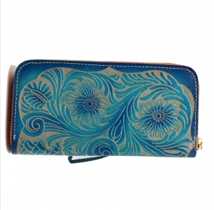 Blue Sunflower Wallet (XLW-26)