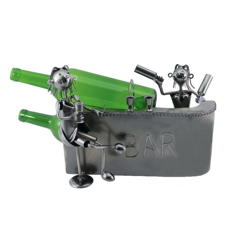 Couple at the Bar Wine Holder (ZB2170)