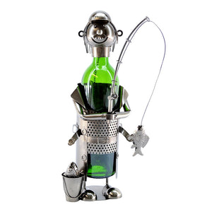 Fisherman with Pail Wine Holder (ZB230)