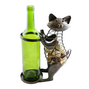 Cat Bottle and Cork Holder (ZL701)
