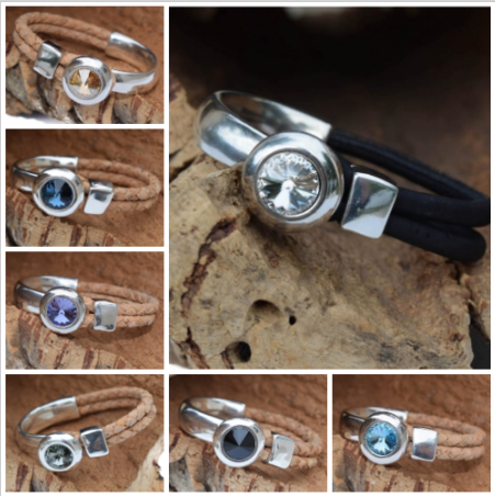 Circle Swarovski Bracelet (B20)