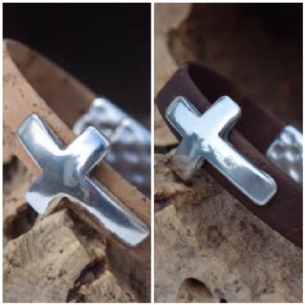 Cork Cross Bracelet (B82)