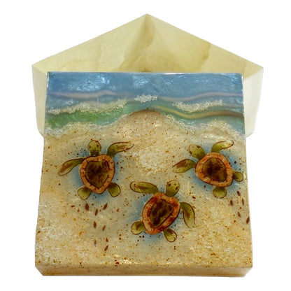 Large Baby Turtle Trinket Box (1237)