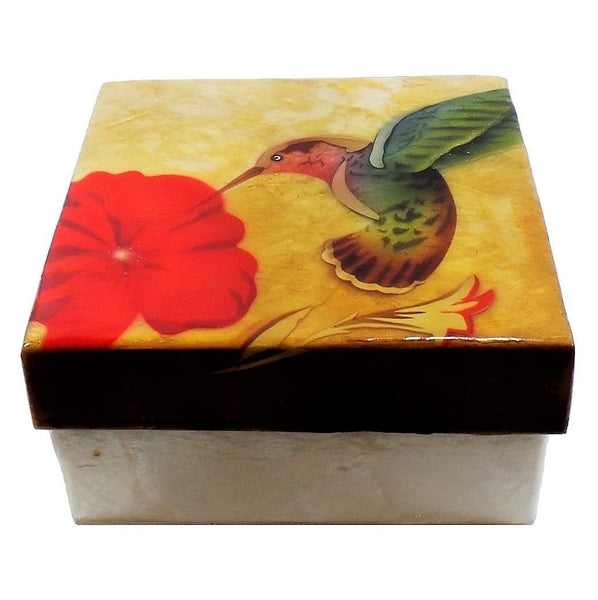 Large Hummingbird Trinket Box (1706)