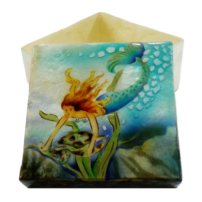 Large Mermaid Trinket Box (1202)