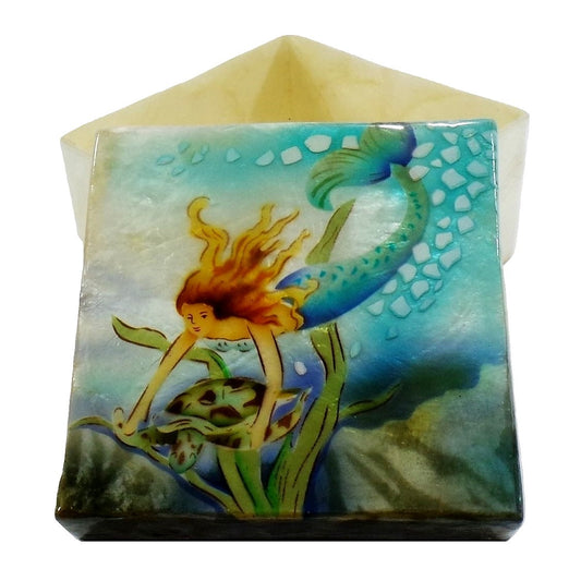 Large Mermaid Trinket Box (1202)