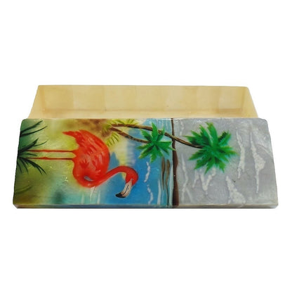 Long Flamingo Trinket Box (1277)