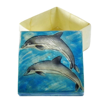 Small Dolphin Trinket Box (1580)