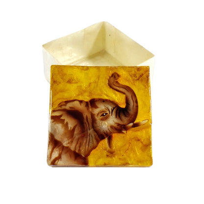 Small Elephant Trinket Box (1553B)