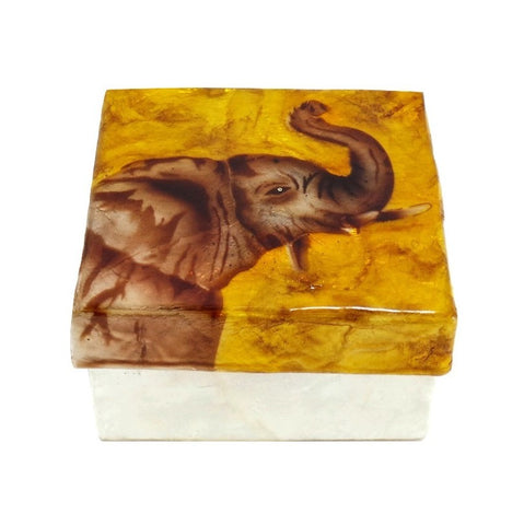 Small Elephant Trinket Box (1553B)