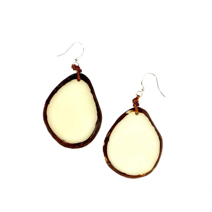 Amigas Chip Earrings/Tagua (1E250)