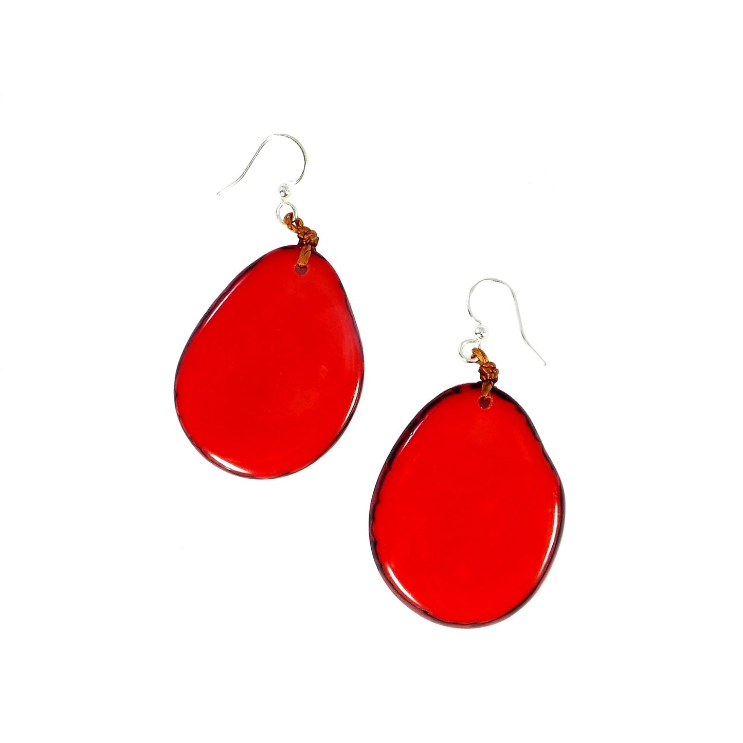 Amigas Chip Earrings/Tagua (1E250) - Naturally Inspired