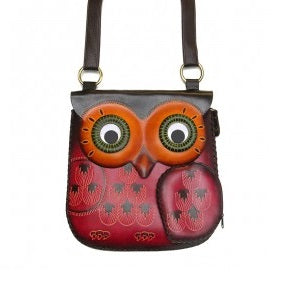 Green Eyed Owl Handbag (H848)